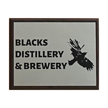 Wall Plaquette - Blacks Distillery & Brewery - Whisky Center