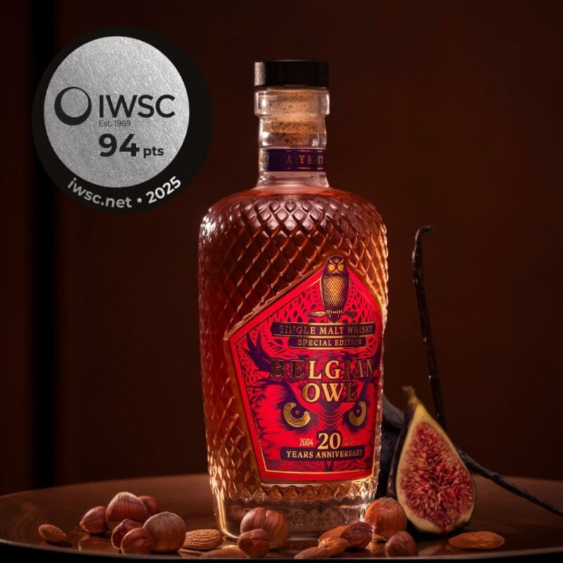 Belgian Owl 20 year Anniversary IWSC 2025 - Whisky Center whiskycenter.com