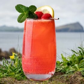 Refreshing Raspberry Collins Cocktail with Dingle Gin, Whisky Center